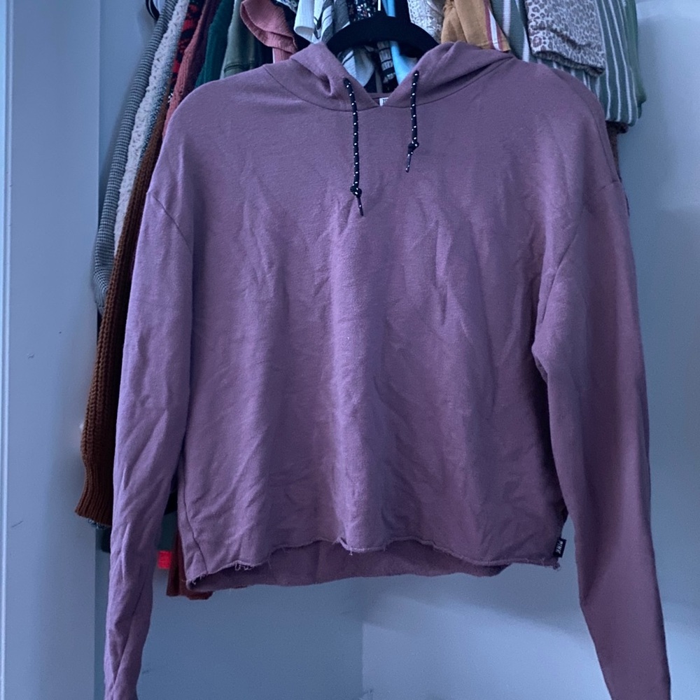 pink sweatshirt